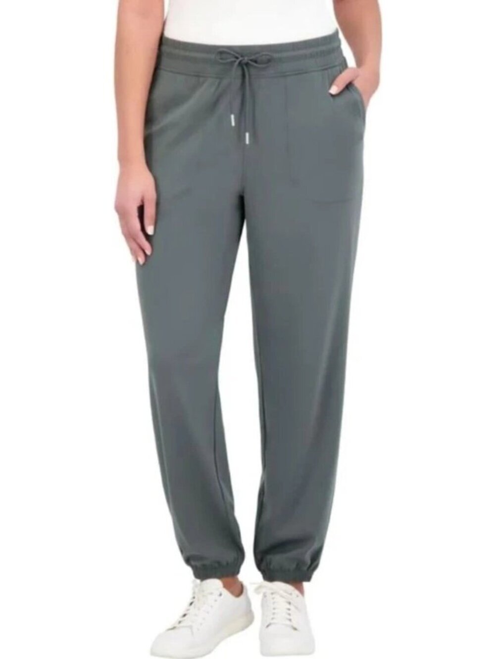 NWT Sage Collective Women's L Green Jogger Pants B0586